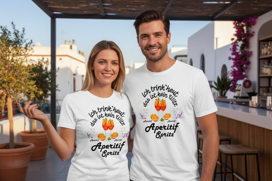 Paar in Aperitif Spritz T-Shirts