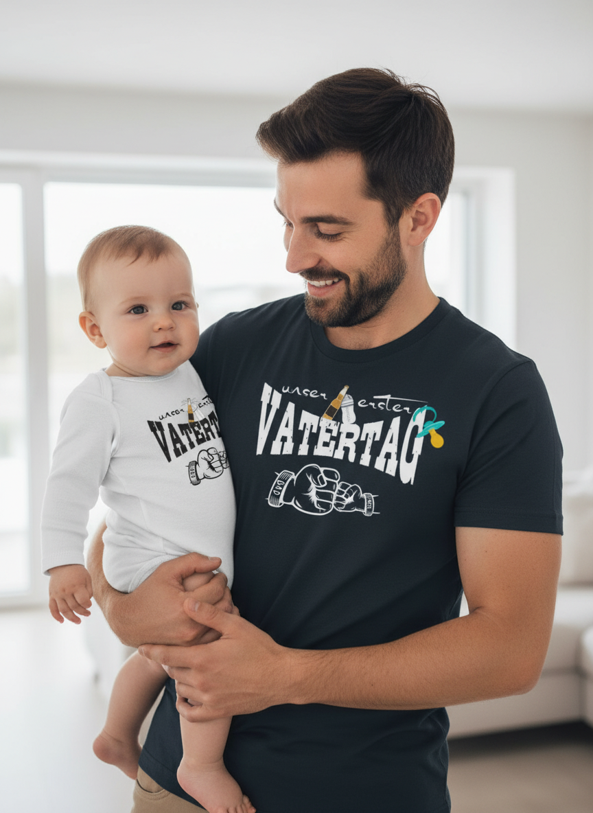 Papa und Sohn Vatertag