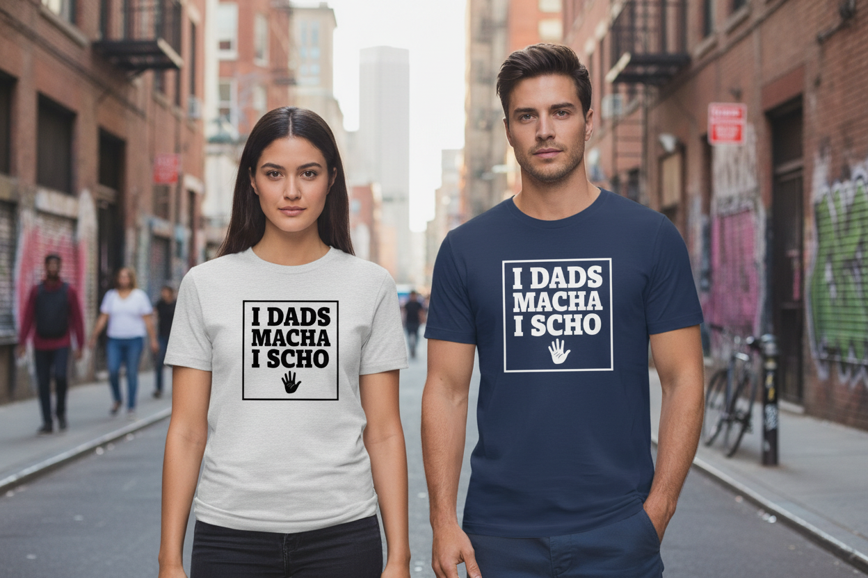 Streetlife T-Shirt Szene I Dads macha i scho