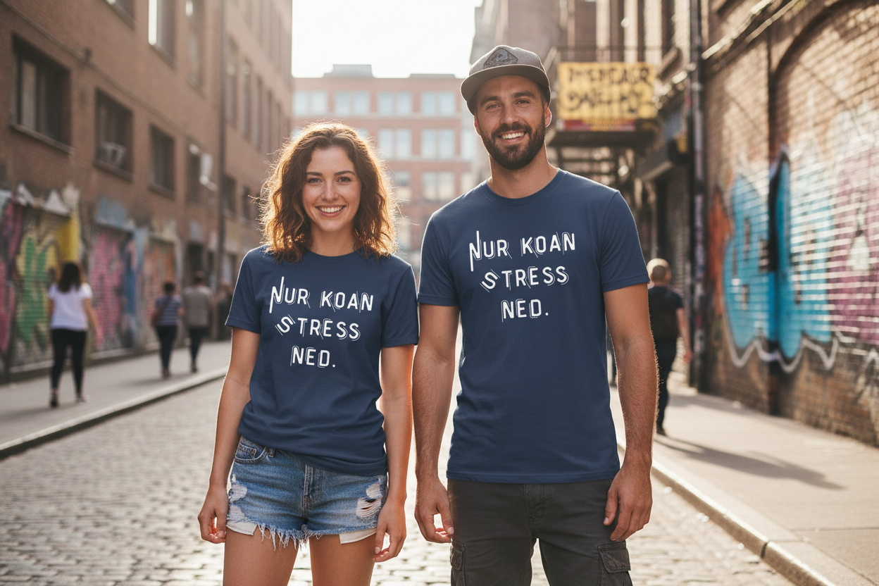 Streetlife T-Shirt Szene Nur Koan Stress Ned