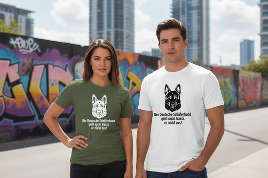 Urban Style Lifestyle Foto - Schäferhund T-Shirt