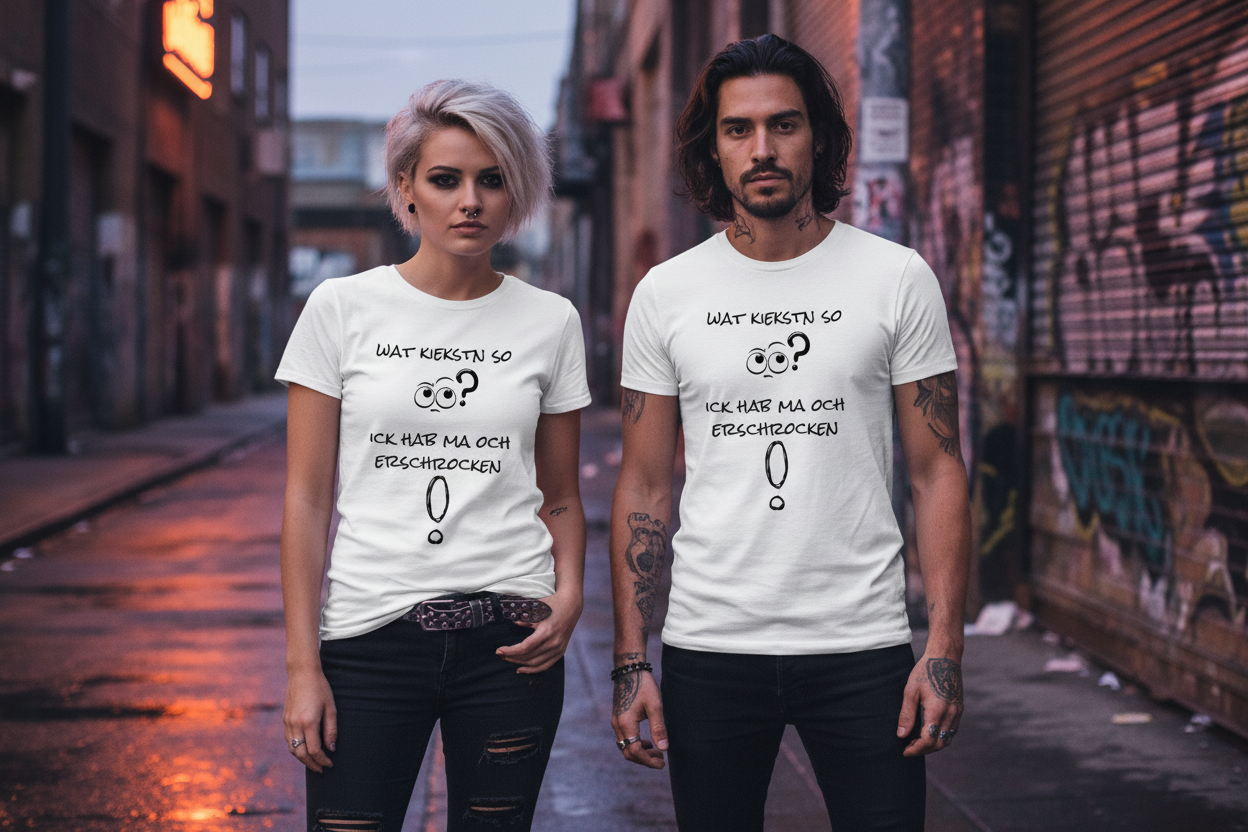 Wat Kiekstn So White – Frau und Mann Urban Style