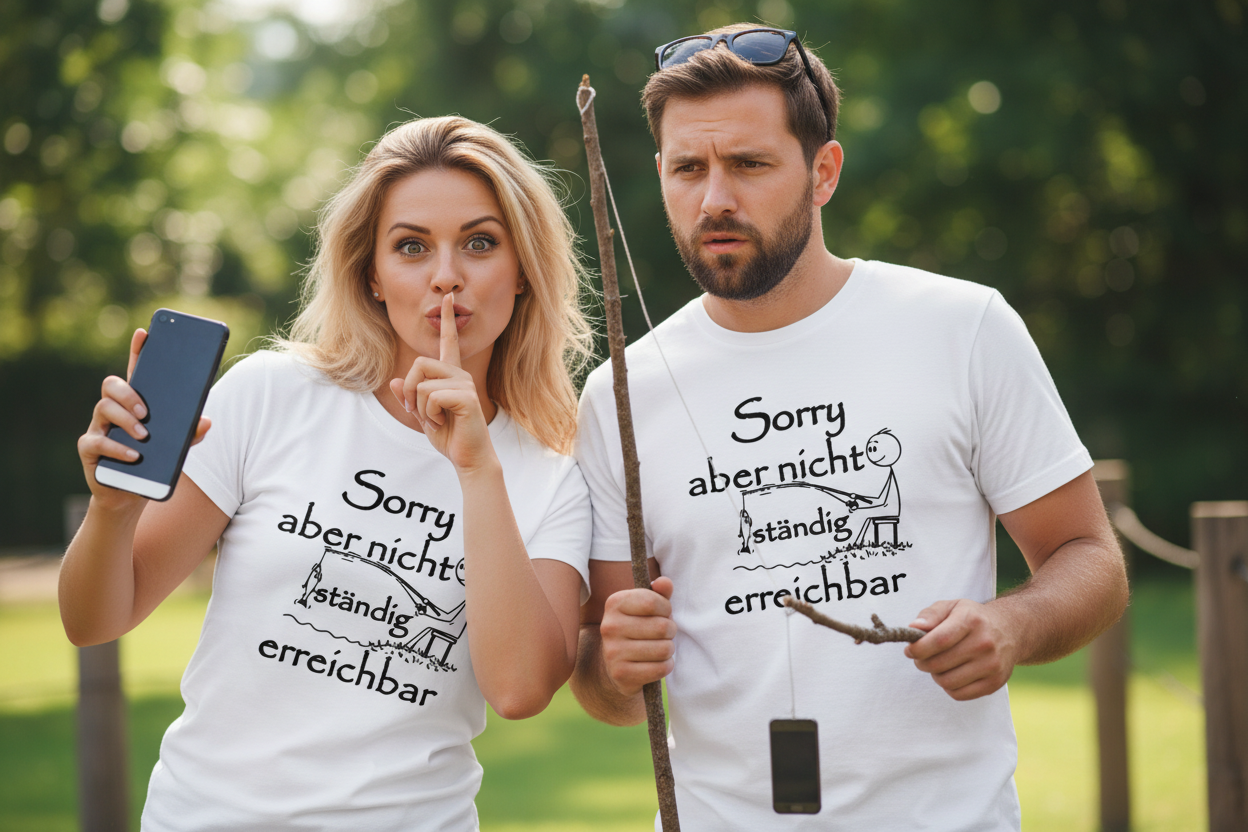 Witziges Digital-Detox T-Shirt Bild